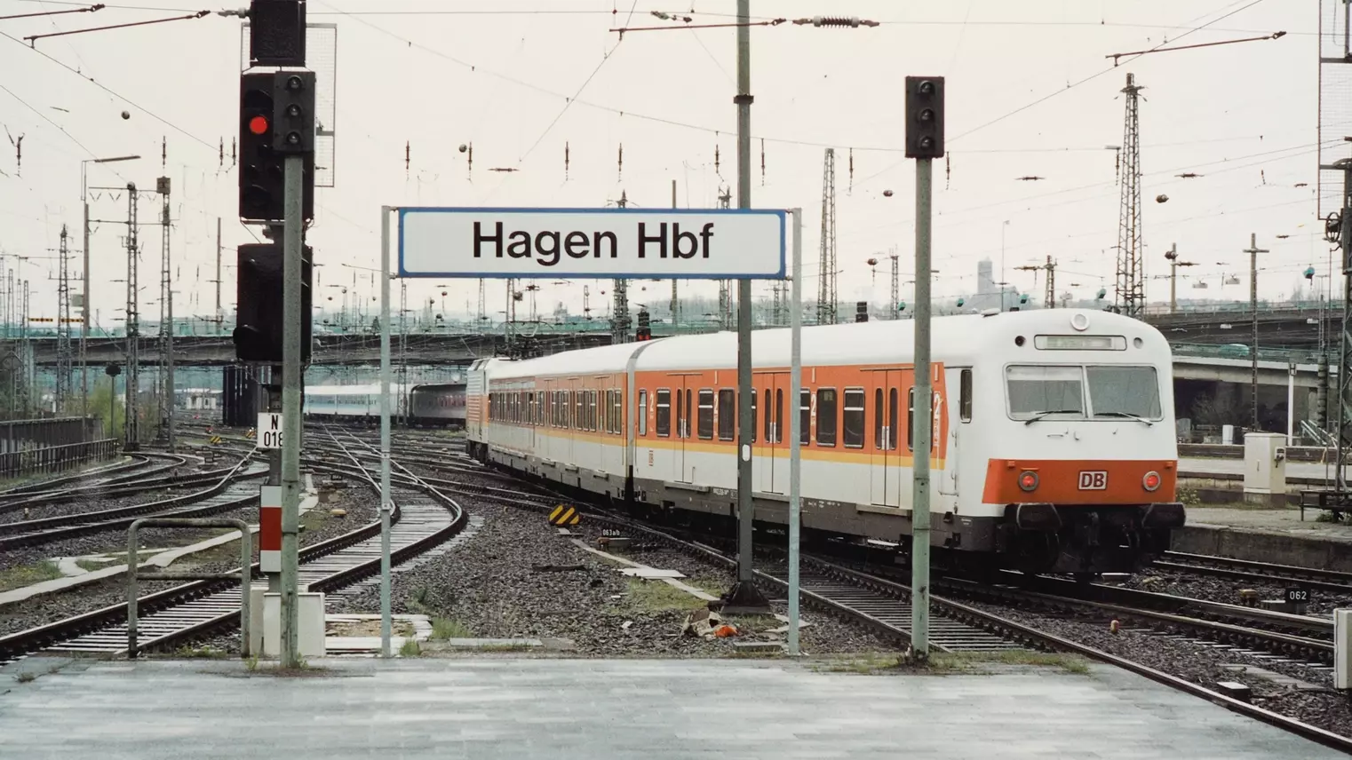 Historische Aufnahme einer S-Bahn